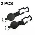 2 Pack Retractable Key Chain with Multitool Carabiner Belt Clip and Key