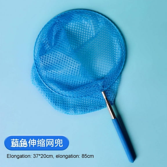 2-Pack Retractable Pool & Beach Nets for Kids | Stainless Steel Telescopic Fishing & Bug Catching Net | Outdoor Summer Toys with 7 Color Options | Park & Water Play Essential