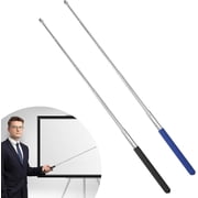 2 Pack Retractable Teacher Pointer  . '', Pointer Stick with   Smooth Sensitive Tablet Pen Stylus Pen, Teacher Coach Presenter Pointer