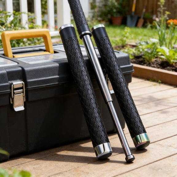 2-Pack Retractable Utility Tool Sticks, Heavy-Duty Extendable Maintenance Rods for Home & Outdoor Repairs