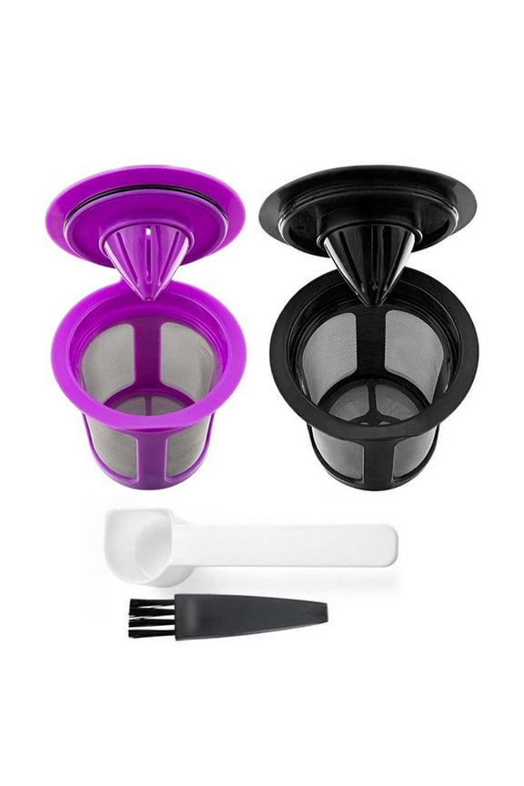 2 Pack Reusable Cup for 2.0 1.0 Coffee Maker Refillable Filter Pods
