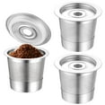 thumbnail image 1 of 2 Pack K Cup Reusable Coffee Pods for Keurig: Full Stainless Steel Refillable K Cups, Reusable Coffee Filter for Keurig 1.0 Coffee Machines, Bpa-Free Refillable Coffee Filters, 1 of 6