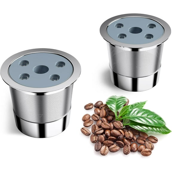 2 Pack Reusable K Cups for Keurig,Coffe Pods Compatible with K eurig Supreme & Supreme Plus Coffe Maker Machine,BPA-Free