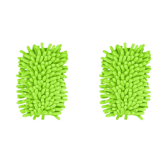 2 Pack Reusable Mop Pads, Microfiber Washable Mopping Pads, Dry & Wet Sweeping Mopping Cloths, Mop Pads, Microfiber Duster Refill for Household Floors