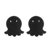 2-Pack Reusable Pet Hair Remover for Laundry - Lint & Catcher Sponge for Dog/Cat Hair Removal from Clothes, Bedding & Dryer - Black