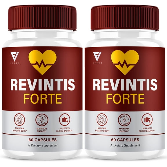 (2 Pack) Revintis Forte Supplement for Blood Support, RevintisForte Pills (120 Capsules)