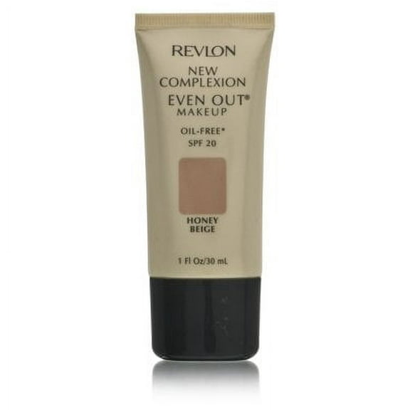 2 Pack Revlon New Complexion Even Out Makeup Honey Beige 1 oz
