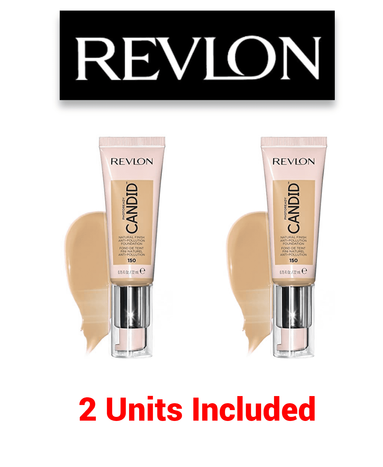2 Pack: Revlon PhotoReady Candid Natural Foundation 309978992059 CREME BRULEE
