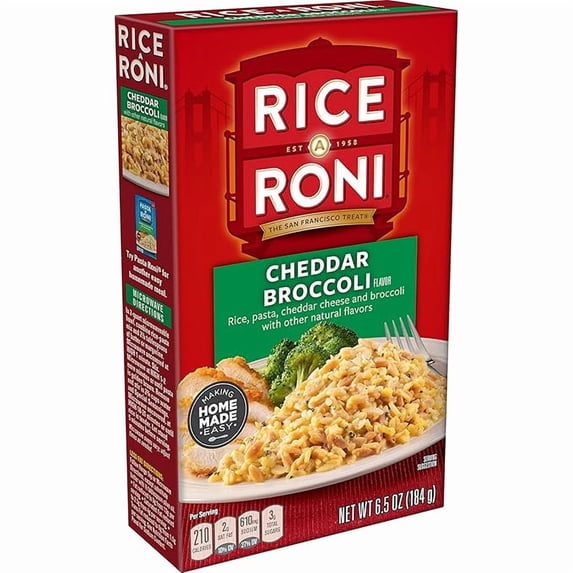 2-Pack Rice a Roni Rice Mix, Broccoli au Gratin, 6.5 Oz