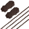thumbnail image 1 of 2-Pack Rick Rack Trim, 28 Yard 5mm / 0.2 Inch Wave Bending Fringe Trimming Ribbon, Polyester RIC Rac Trim [Coffee], 1 of 6