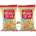 thumbnail image 1 of 2 Packs  Ridge Cut Potato Chips with Sea Salt 16 oz Each Pack, 1 of 3