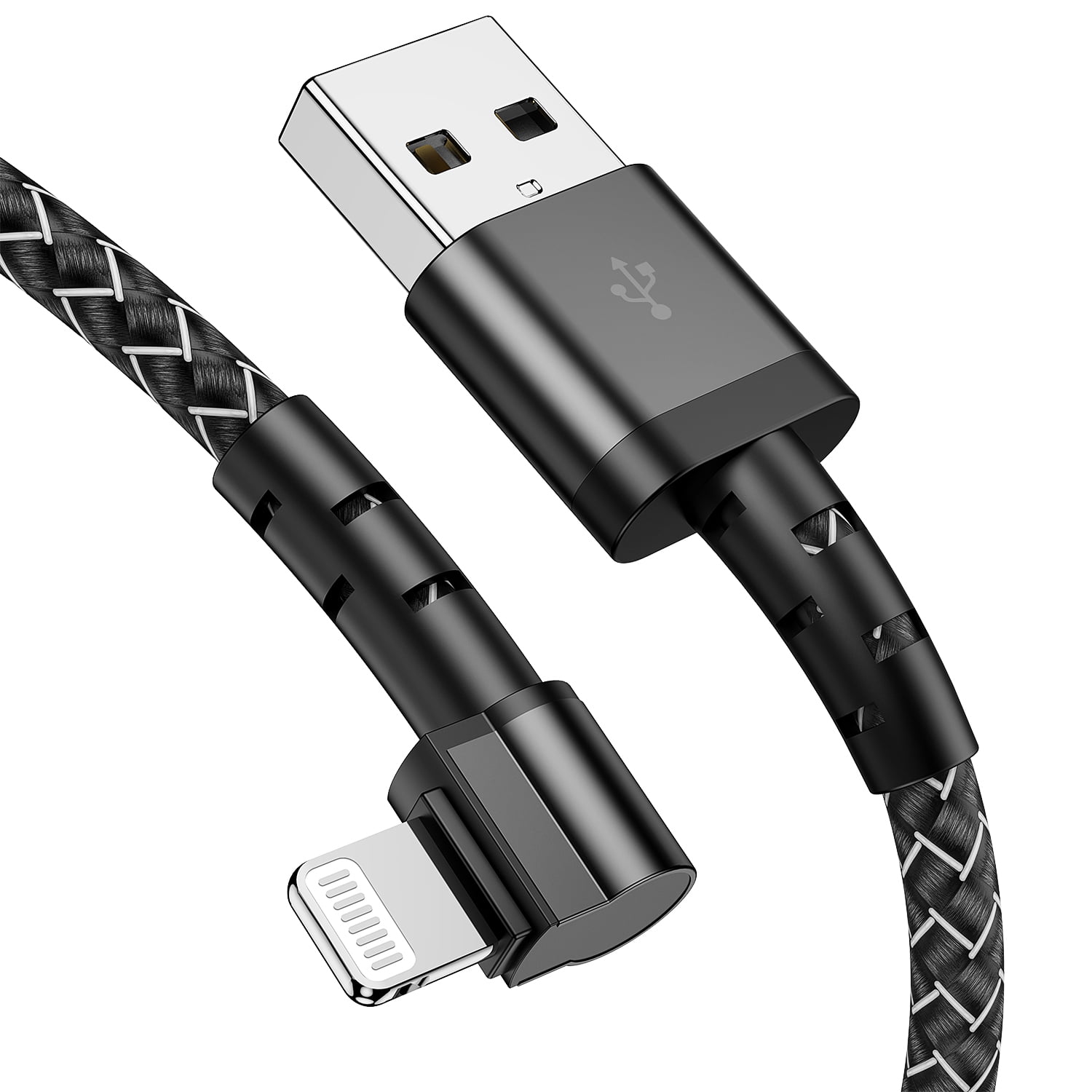ONE PIX iPhone Charger Cable for Car (3 ft), MFi Certified Coiled Lightning  Cable Compatible with iPhone 13Pro Max/13Pro/13/12Pro