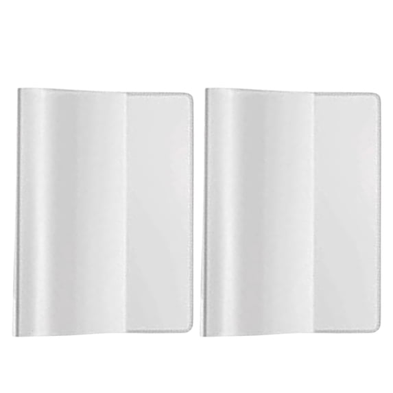 2 Pack Rigid Print Protectors,Reusable Protective Case,Clear Waterproof Hard Plastic Page Sheet Protectors,Paper Sleeves Photo Plastic Sleeves Document Holder Birth Certificate Protector(blue)