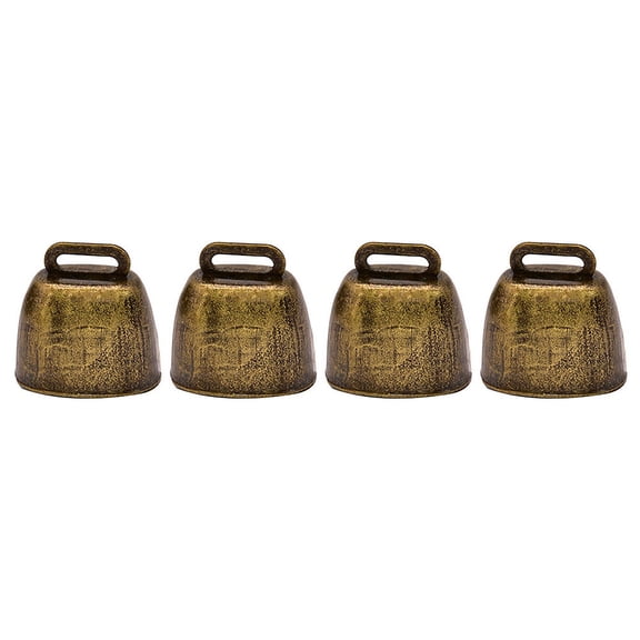 2 Pack Rings Metal Cow Bell Iron Cowbell Bells Animal Stable Baby