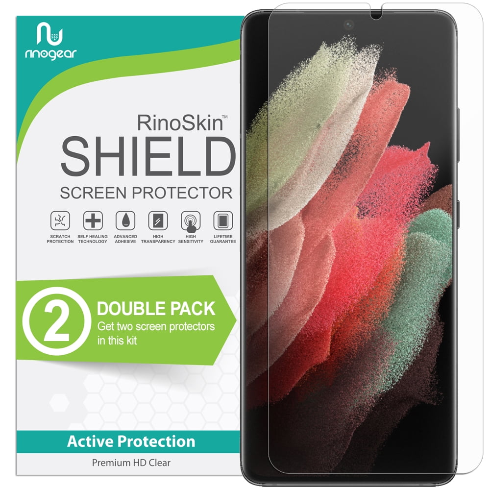 Protection écran Compatible avec Samsung Galaxy S21 FE 5G, 2 Pièces Haute  Sensibilité Film Protecteur Hydrogel TPU Souple [Transparent][Compatible
