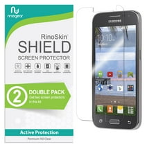 (2-Pack) RinoGear Screen Protector for Samsung Galaxy Core Prime Case Friendly Accessories Flexible Full Coverage Clear TPU Film