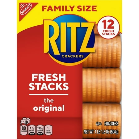 ( 2 Pack ) Ritz Original Crackers - Fresh Stacks, Family Size - 17.8oz