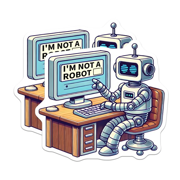 (2 Pack) Robot Magnets - Funny Tech Decoration - Geeky Office Decor - Retro Robot Design - 5" On Longest Side - for Cars, Fridges, Toolboxes - Made in USA