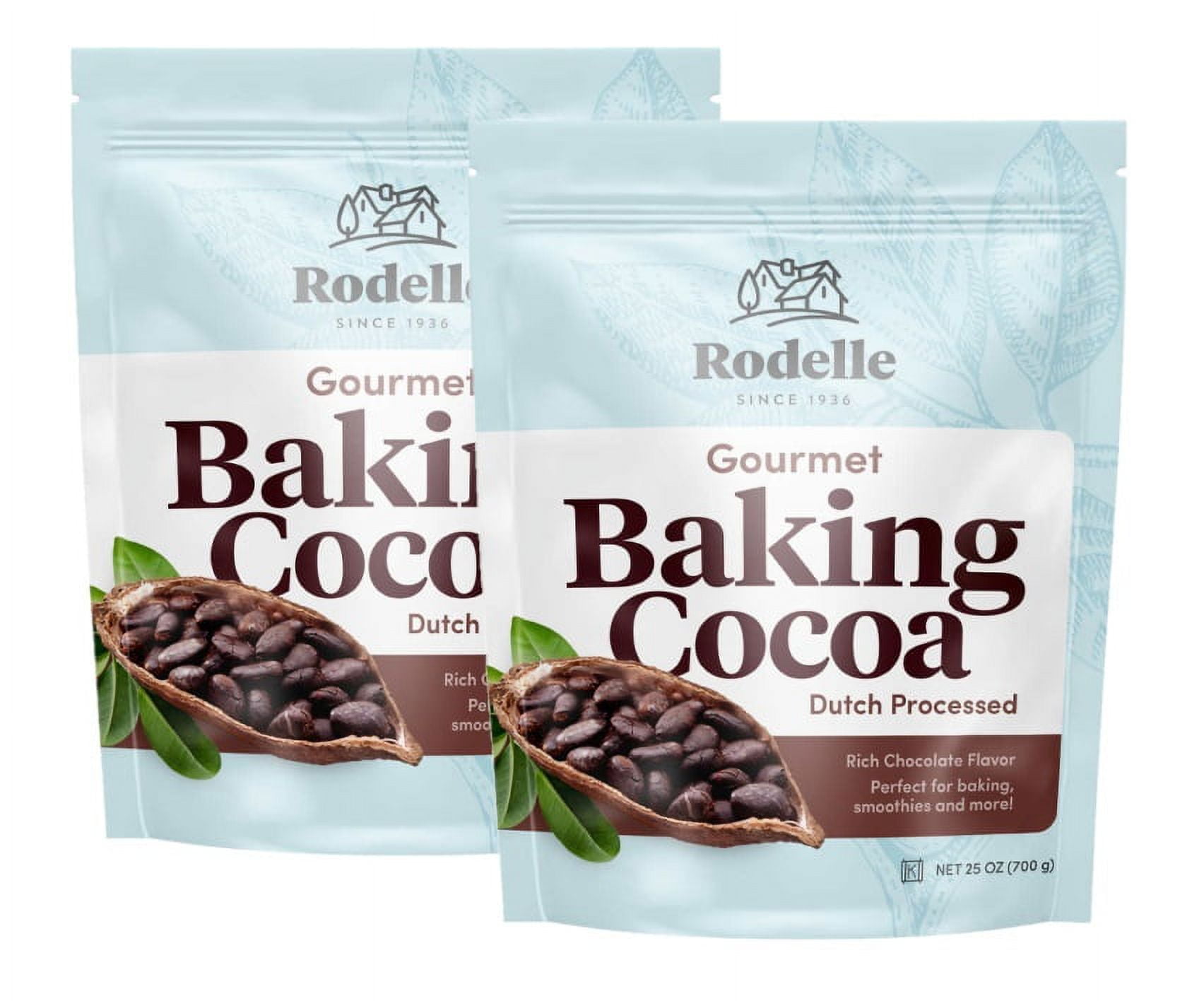 2 Pack | Rodelle Gourmet Baking Cocoa Powder, 25 oz