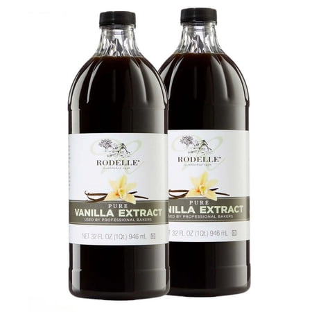 2 Pack | Rodelle Pure Vanilla Extract, 32 oz