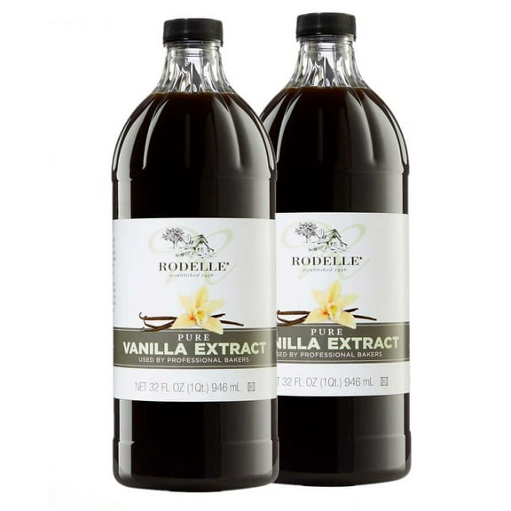 2 Pack | Rodelle Pure Vanilla Extract, 32 oz
