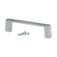 thumbnail image 1 of 2 Pack Rok Sleek Square Style 3" (76.2mm) Inch Center To Center, Overall Length 3-3/8" Chrome, Cabinet Hardware Pull/Handle, 1 of 5