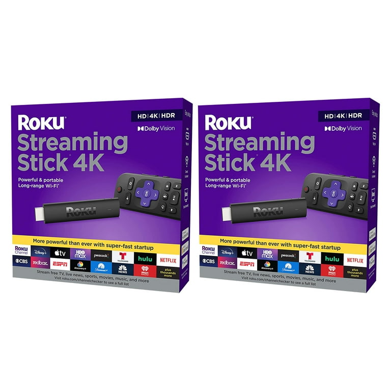 ROKU Streaming Stick 4K  Dispositivo de transmisión 4K/HDR/Dolby Visi