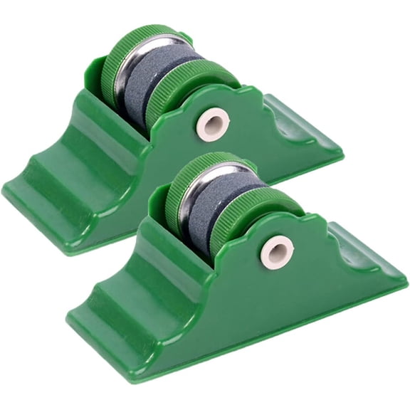 2 Pack Rolling Knife Sharpener Kit Roller Style Knife Sharpener Knife Sharpening Tool for Kitchen Knives Chef Knife Meat Cleaver Razor Sharp Blades Butcher Knife Kitchen Scissors Poultry Shears
