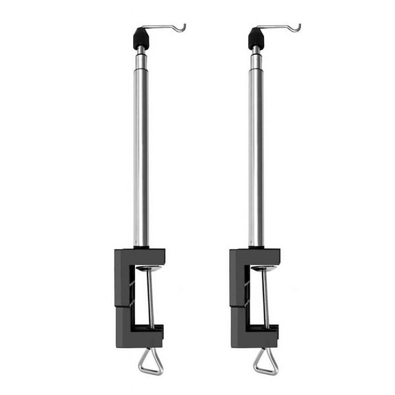 2 Pack Rotary Tool Round Grinder Telescopic Hanging Stand Holder with Table Clamp, Flex Shaft Hanger Stand Tool