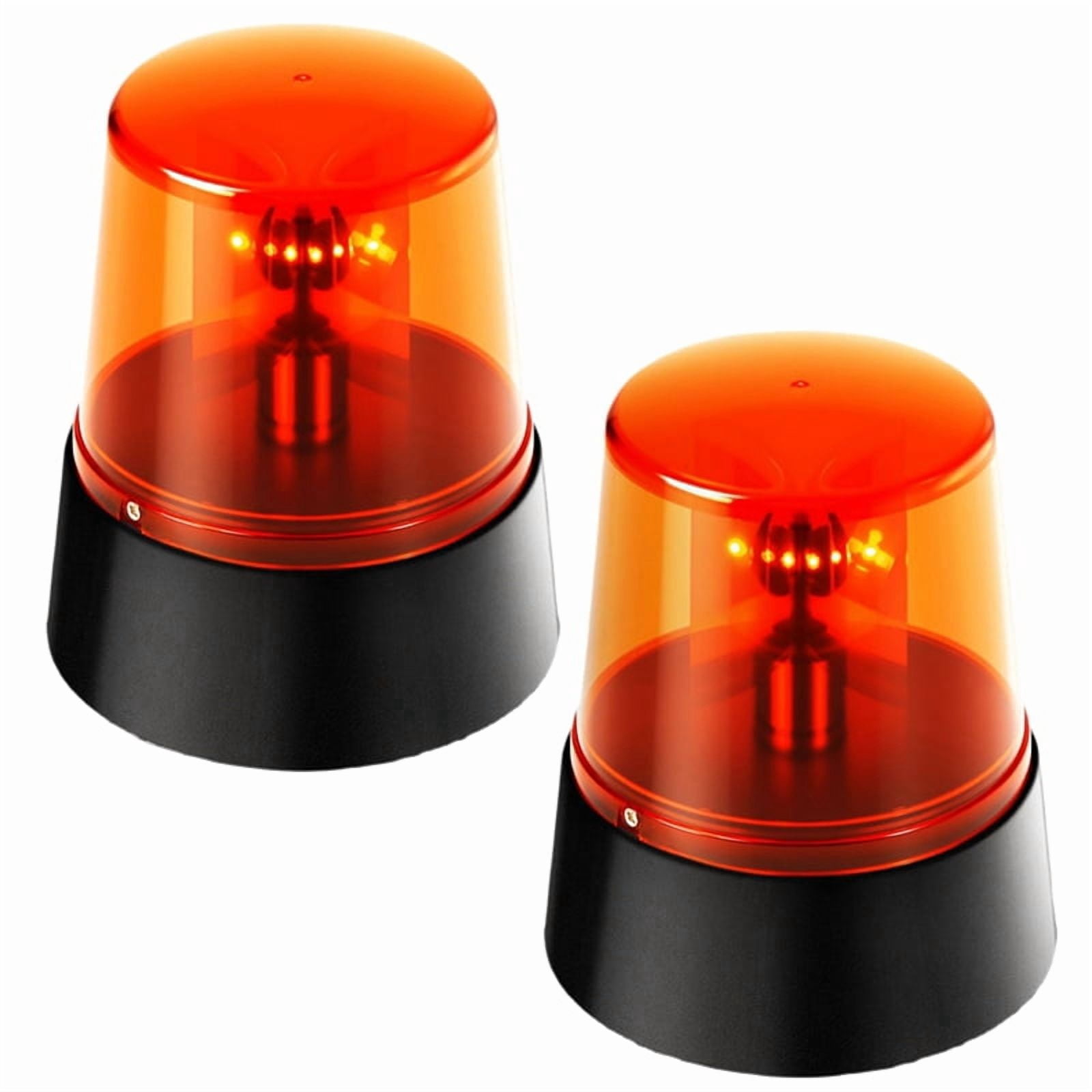 Rotating Go Lights 2-Pack Rotating Strobe Lights for Party and Stage, 360 Degree Red Disco ...