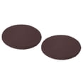 thumbnail image 1 of 2 Pack Round Bar Stool Covers Dia.11"-16", Non-slip Round Seat Cushions for Chairs Stool Slipcovers Brown, 1 of 6