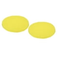 thumbnail image 1 of 2 Pack Round Bar Stool Covers Dia.11"-16", Non-slip Round Seat Cushions for Chairs Stool Slipcovers Lemon Yellow, 1 of 6