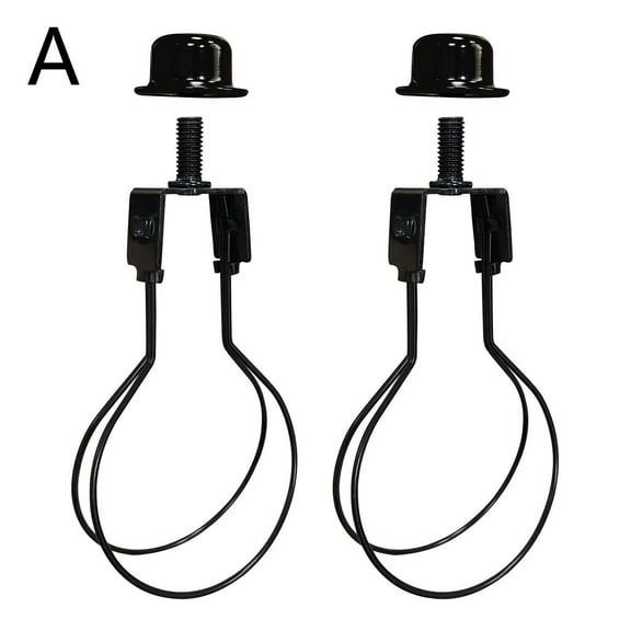 2 Pack Round Lamp Shade Light Bulb Clip Adapter, ALUCSET B8L8 o Lampshade R9I5