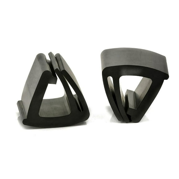 2 Pack Rubber Windshield Retaining Clips For EZGO Golf Carts, Top Struts Holder Clamp Replacement Part 102005801 Black