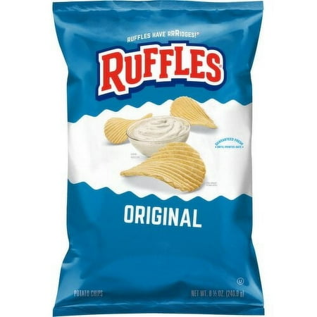 2 Pack - Ruffles Original Potato Chips 8.5 oz Package May Vary