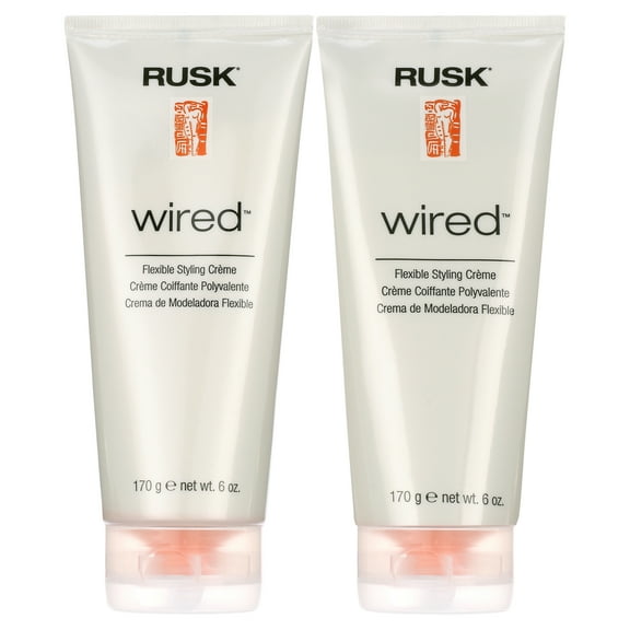 2 Pack - Rusk Wired Flexible Styling Cream, 6 oz