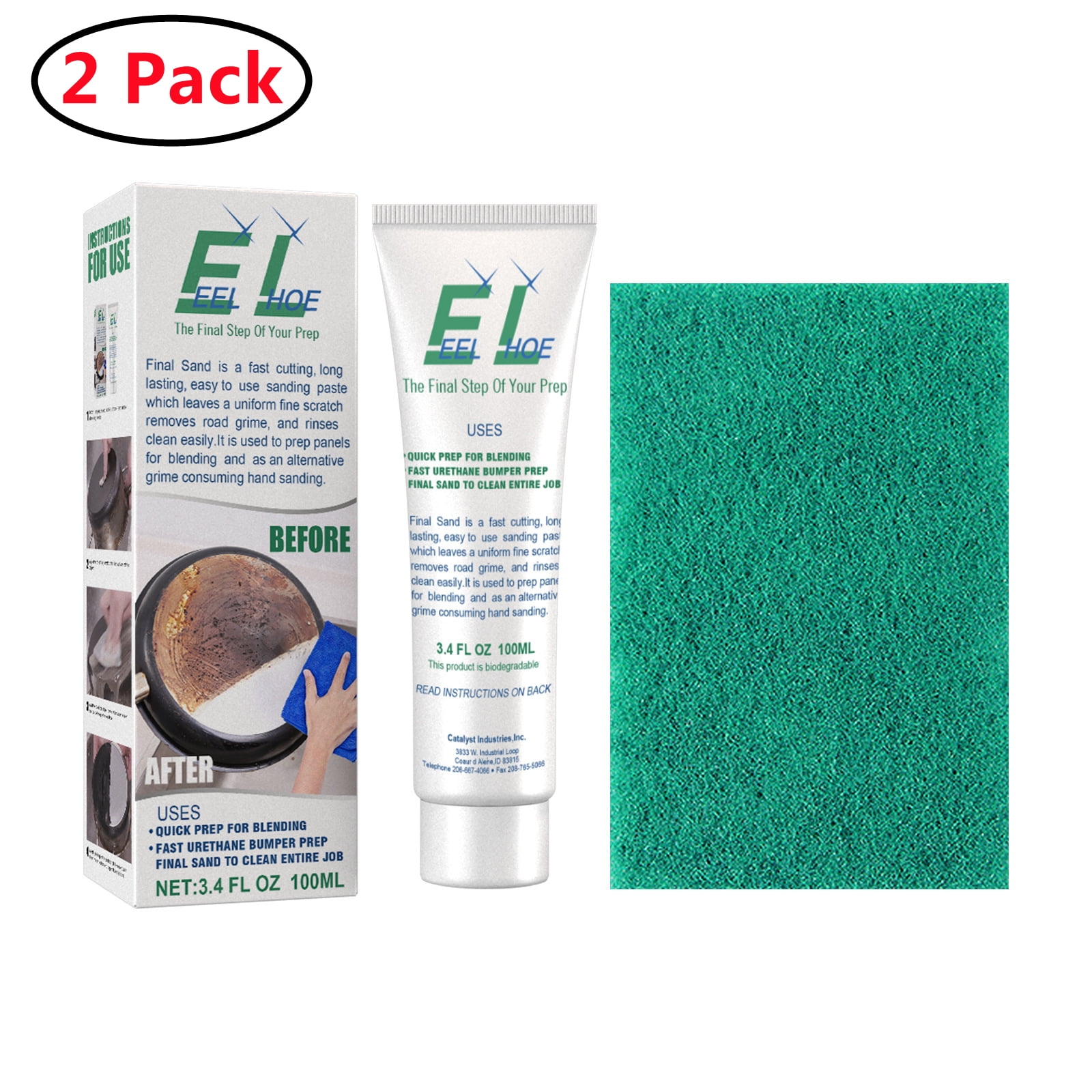 2 Pack Rustout Instant Remover Spray,Kitchen Rust removal Maintenance