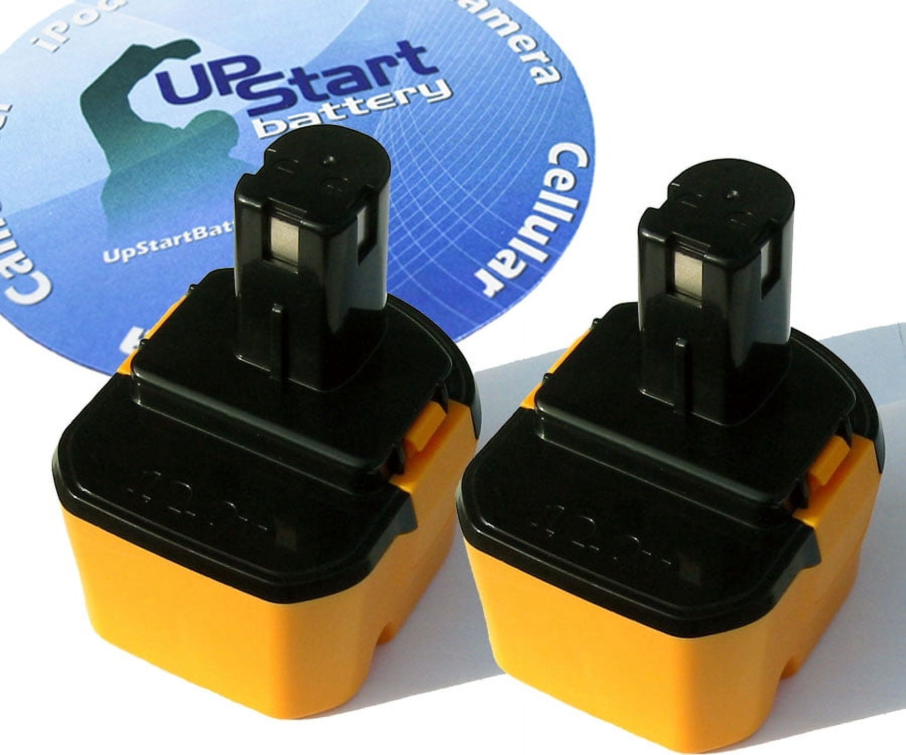 2-Pack Ryobi 12V Battery Replacement - Compatible with Ryobi 1400652, 1400670, HP1201KM2, BID1211, CCD1201, CHD1201, CHD1202, CTH1201, CTH1202, CTH1202K2, FL1200, HP1201M, HP1201MK2, R10510, RY1201