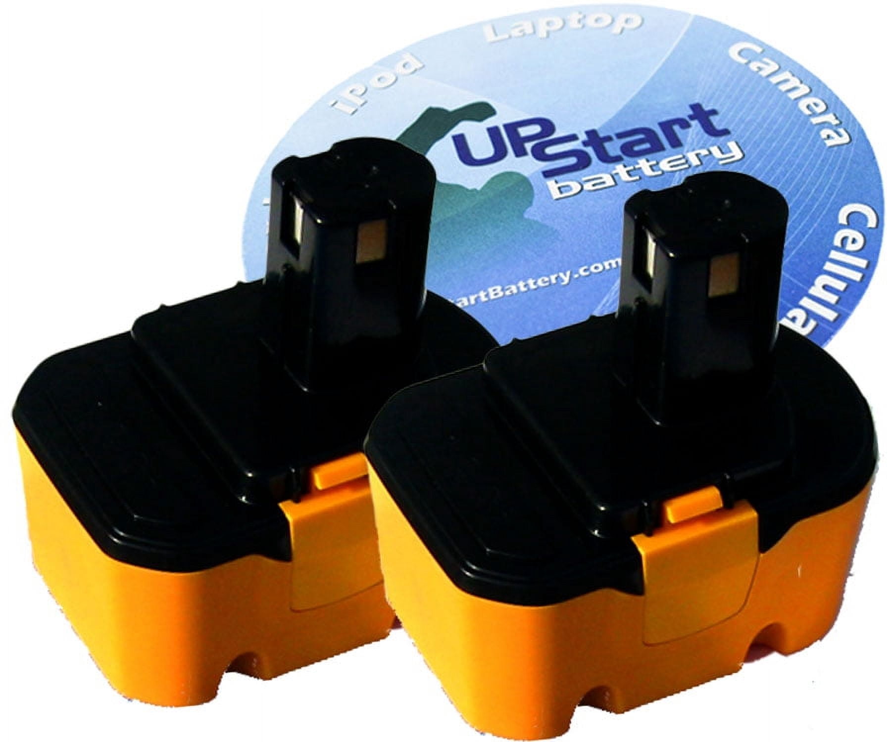 2-Pack Ryobi 14.4V Battery Replacement - Compatible with Ryobi 130224010, RY6200, 1314702, 1400144, 1400656, 1400671, HP1442M, FL1400, HP1441M, 130224011, 130281002, 1400655, 4400011, CTH1442