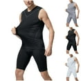 thumbnail image 1 of 2 Pack S-5X Plus Size Mens Tank Tops Big & Tall Sleeveless Compression Shirts Casual Stretchy Slim Pullover Crewneck Breathable Gym Running Vests, 1 of 8