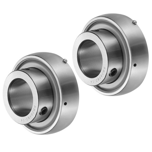 2 Pack  SB205-014 Insert Bearing 2" Bore (GCR15) with Eccentric Locking Collar