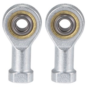 2 Pack SI6TK PHSA6 Spherical Rod End Bearing 6mm Bore Self-lubricated Joint Bearing M6x1.0 Left Hand Female Thread