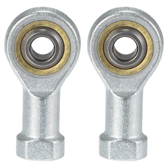 2 Pack SI6TK PHSA6 Spherical Rod End Bearing 6mm Bore Self-lubricated Joint Bearing M6x1.0 Left Hand Female Thread