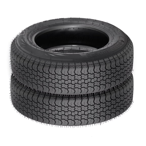 2 Pack ST205/75D14 Trailer Tires,6 Ply Load Range C,6mm Groove Depth, Scuff Guard, Long-Lasting Performance-ST205/75D14 6PR