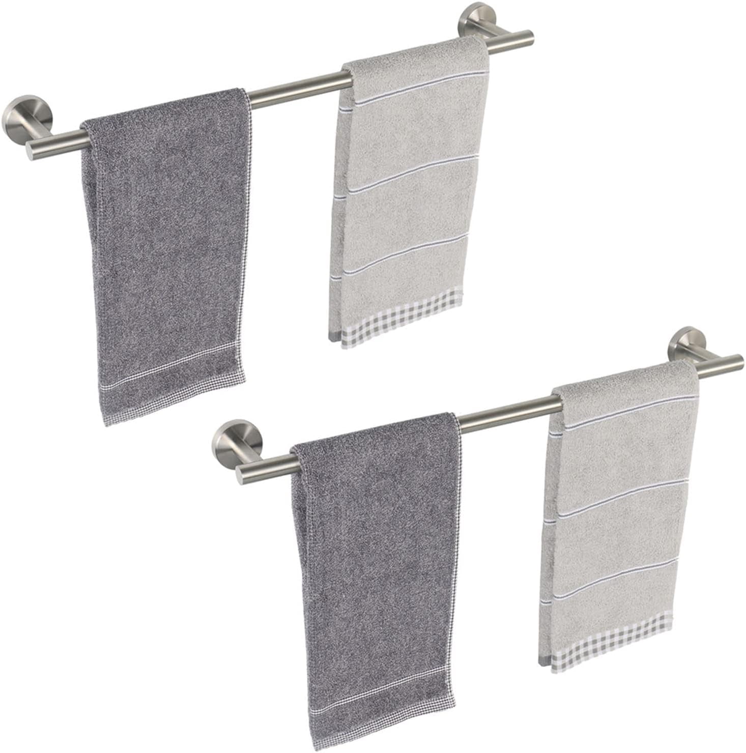 LIBERTY HARDWARE FND24-SS Stainless Steel Towel Bar - 24 Inch Found Series, Concealed Mount