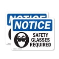 thumbnail image 1 of (2 Pack) Safety Glasses Required Sign, 1 of 7