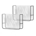 thumbnail image 1 of HOT 2 Pack Salon Chair Cover Protectors,Clear Square Hairdressing Back Covers for Fits Most Standard Chairs, 1 of 7