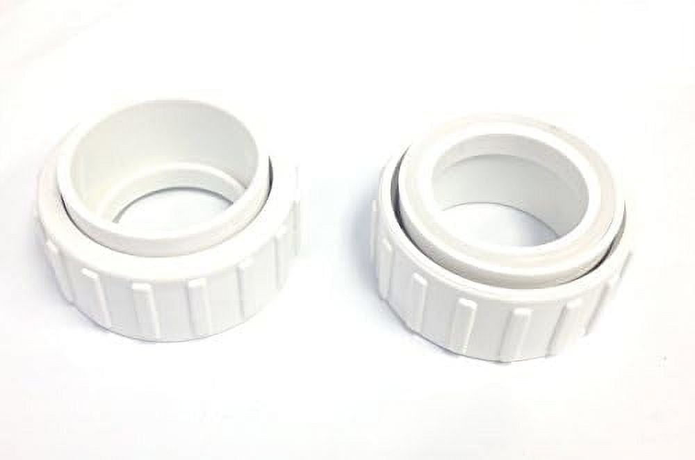 2 Pack Salt Cell 2Inch Union, Nut, and Tailpiece Replacement for