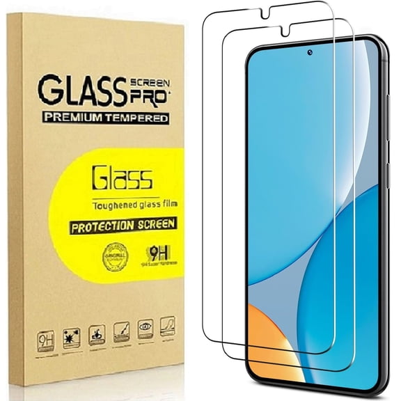 2 Pack Samsung Galaxy S25 Screen Protector, 9H Clear Tempered Glass Screen Protector for Samsung Galaxy S25, Easy Installation, Bubble Free
