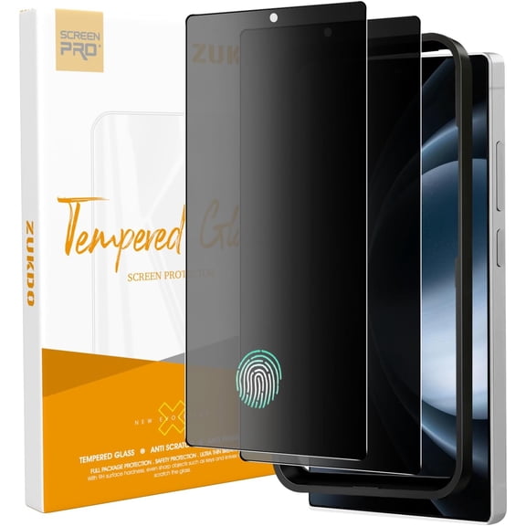 2 Pack for Samsung Galaxy S25 Ultra 6.86" Matte Privacy Screen Protector Tempered Glass Film, Anti-glare Anti-spy Anti-fingerprint Ultrasonic Fingerprint Support, Ultra-thin 0.2mm